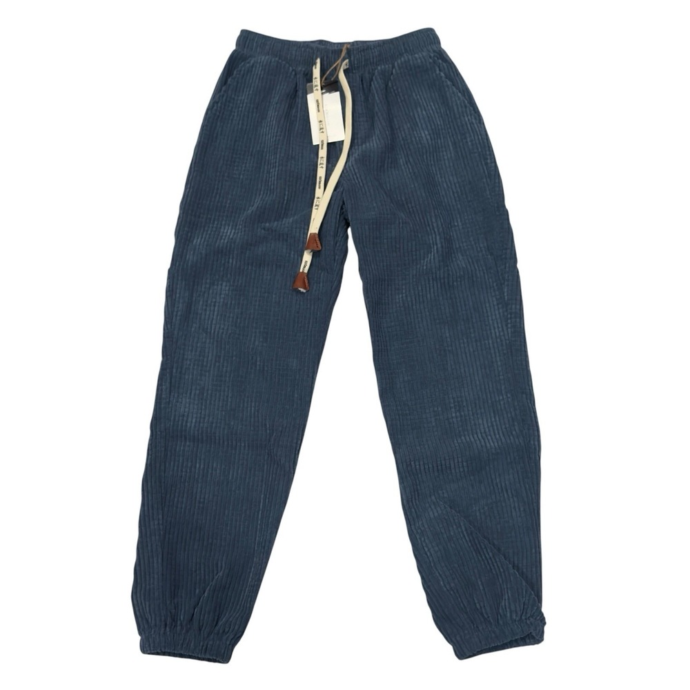 Kidoriman NEW Men's XL Wide Leg Japanese Corduroy Streetwear Baggy Jogger Pants